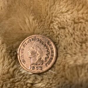 1898 copper Indian head penny